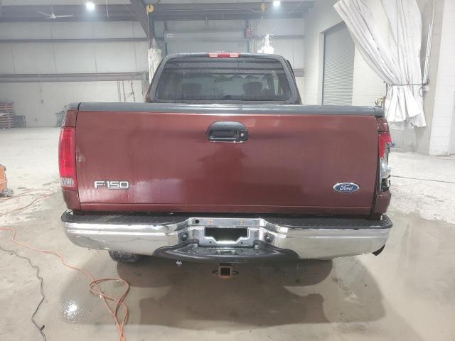 2FTRX18L21CA92133 - 2001 FORD F150 BURGUNDY photo 6