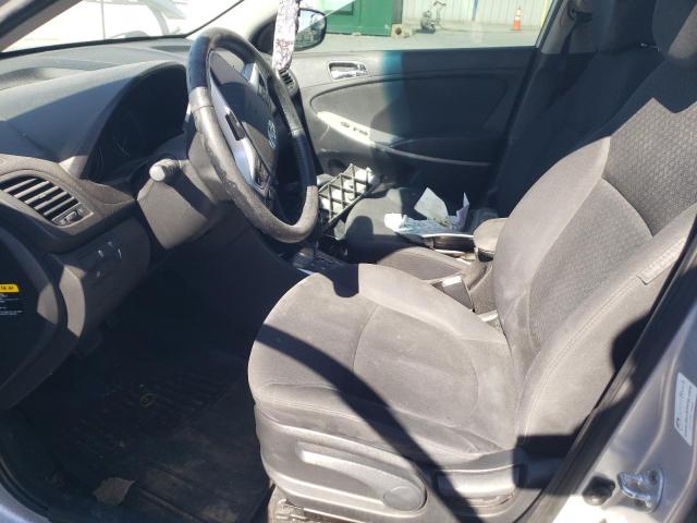 KMHCU5AEXDU074819 - 2013 HYUNDAI ACCENT GLS SILVER photo 7