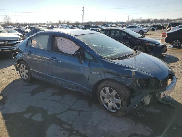 2HGFA1F58AH302473 - 2010 HONDA CIVIC LX BLUE photo 4