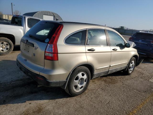 5J6RE48398L039852 - 2008 HONDA CR-V LX TAN photo 3