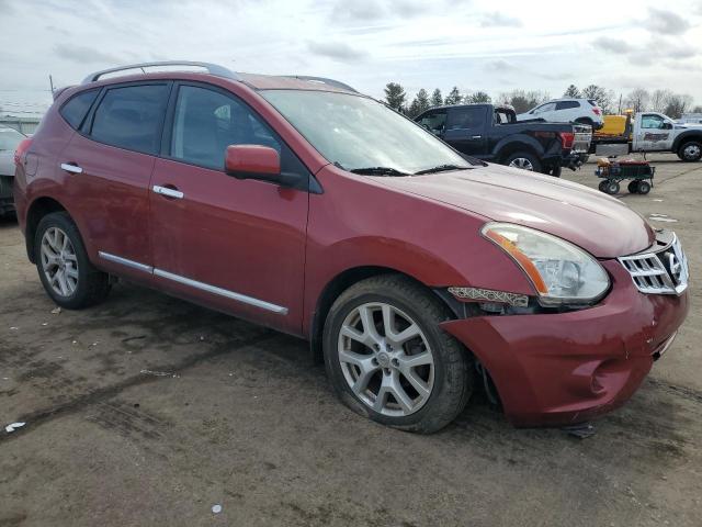 JN8AS5MTXDW006301 - 2013 NISSAN ROGUE S RED photo 4