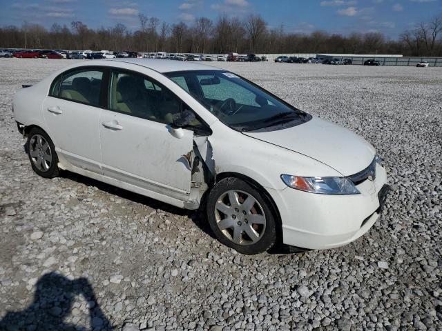 1HGFA16508L005176 - 2008 HONDA CIVIC LX WHITE photo 4