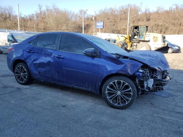 5YFBURHEXGP437666 - 2016 TOYOTA COROLLA L BLUE photo 4