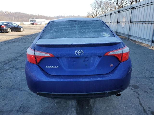 5YFBURHEXGP437666 - 2016 TOYOTA COROLLA L BLUE photo 6