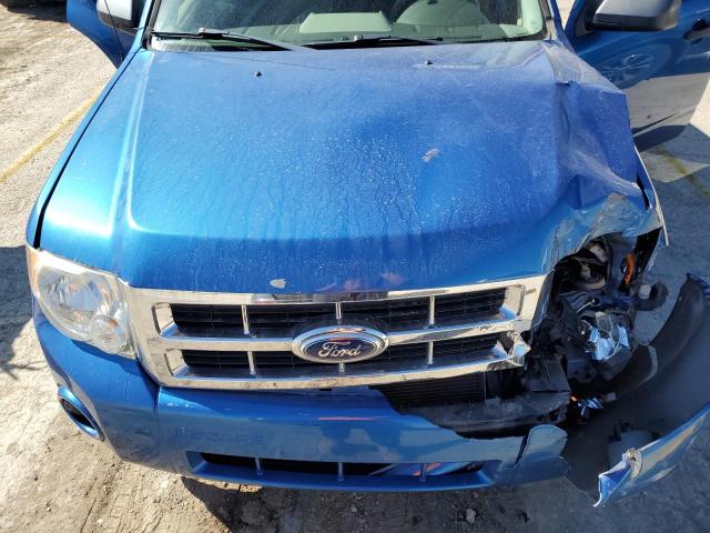 1FMCU0C79CKB66564 - 2012 FORD ESCAPE XLS BLUE photo 12