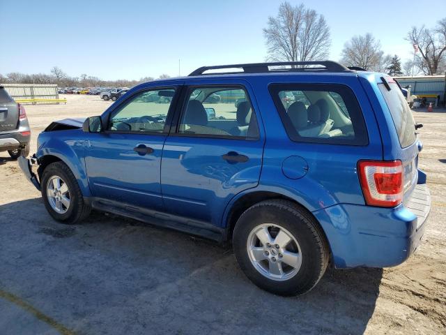 1FMCU0C79CKB66564 - 2012 FORD ESCAPE XLS BLUE photo 2