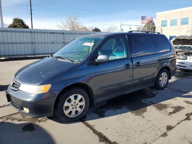 5FNRL18714B112318 - 2004 HONDA ODYSSEY EXL BLUE photo 1