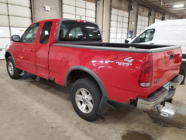 2FTRX18L53CA55127 - 2003 FORD F150 RED photo 2