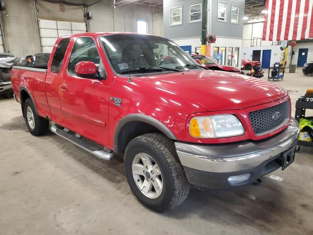 2FTRX18L53CA55127 - 2003 FORD F150 RED photo 4