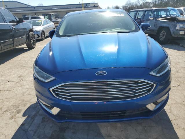 3FA6P0HD4HR396786 - 2017 FORD FUSION SE BLUE photo 5