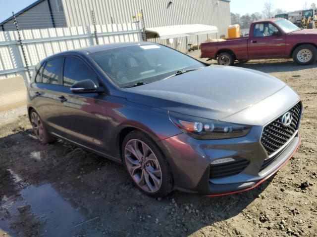 KMHH55LC7KU095512 - 2019 HYUNDAI ELANTRA GT N LINE GRAY photo 4