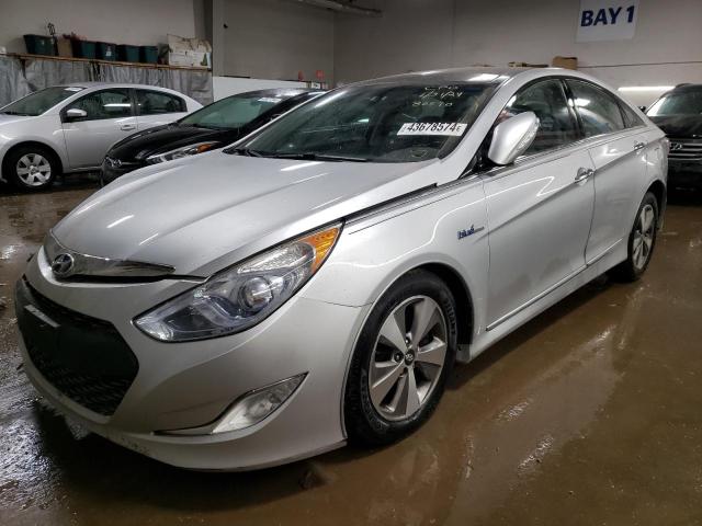 KMHEC4A40CA048078 - 2012 HYUNDAI SONATA HYBRID SILVER photo 1