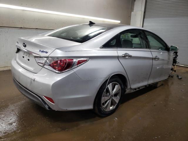 KMHEC4A40CA048078 - 2012 HYUNDAI SONATA HYBRID SILVER photo 3