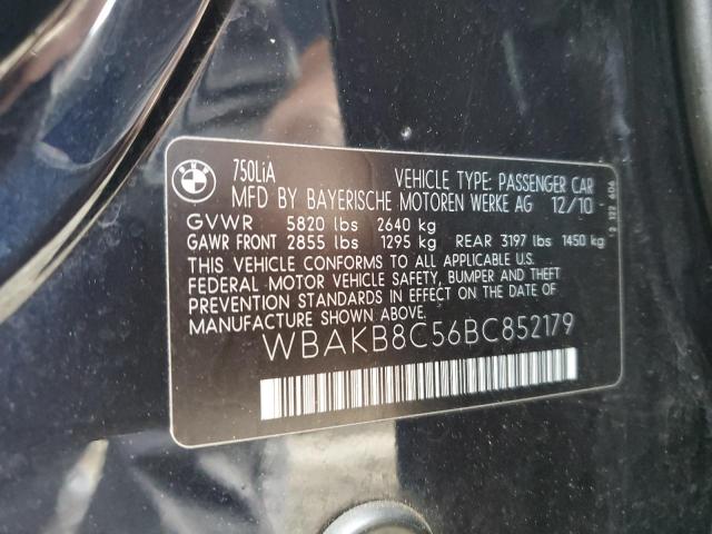 WBAKB8C56BC852179 - 2011 BMW ALPINA B7 LI BLACK photo 12