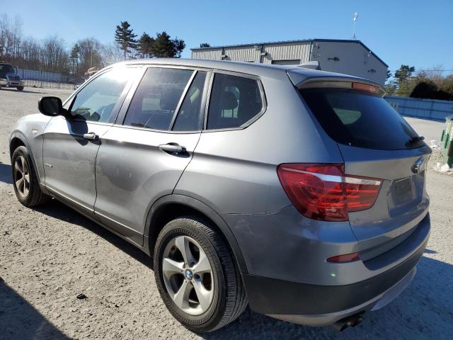 5UXWX5C54BL700985 - 2011 BMW X3 XDRIVE28I GRAY photo 2