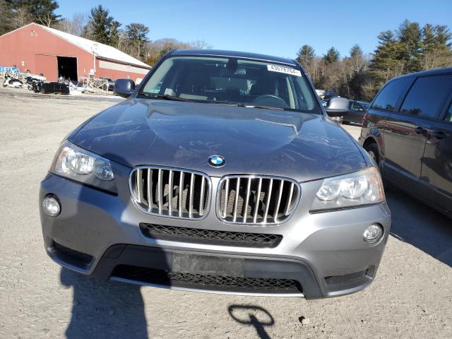 5UXWX5C54BL700985 - 2011 BMW X3 XDRIVE28I GRAY photo 5