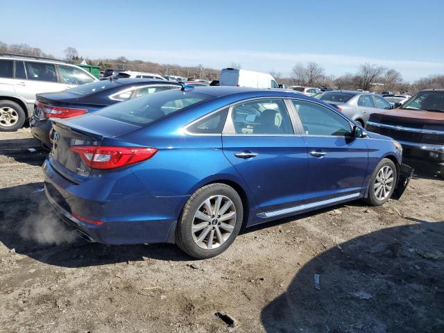 5NPE34AF1HH481754 - 2017 HYUNDAI SONATA 2.0 SPORT BLUE photo 3