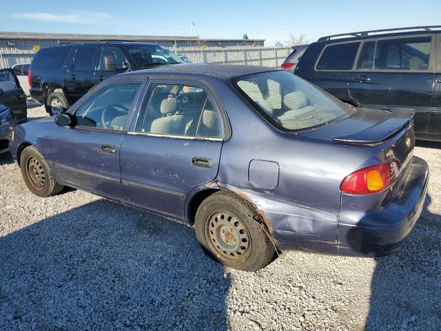 2T1BR12E4YC334336 - 2000 TOYOTA COROLLA VE BLUE photo 2