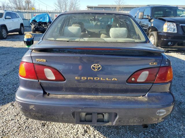 2T1BR12E4YC334336 - 2000 TOYOTA COROLLA VE BLUE photo 6