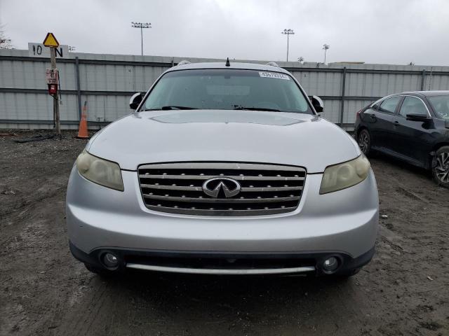 JNRBS08W86X400884 - 2006 INFINITI FX45 SILVER photo 5