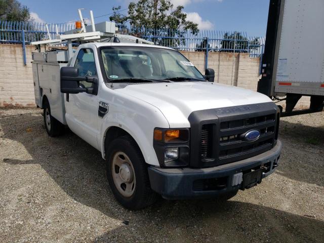 1FDSF30508EC15490 - 2008 FORD F350 SRW SUPER DUTY WHITE photo 4