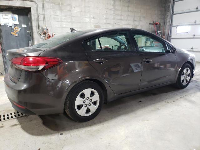 3KPFL4A76HE104502 - 2017 KIA FORTE LX BROWN photo 3