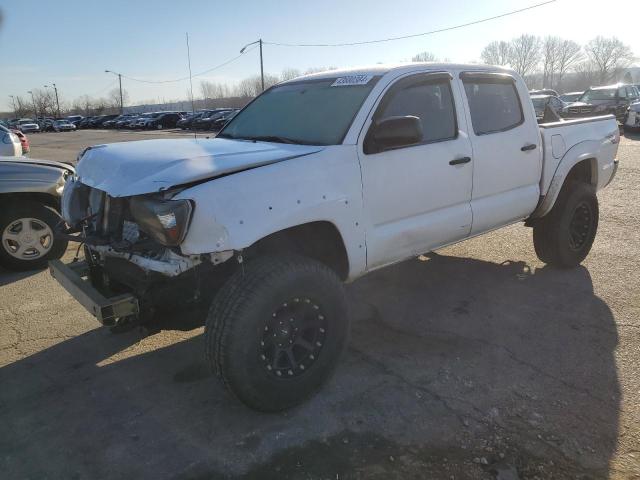 5TELU42N16Z307638 - 2006 TOYOTA TACOMA DOUBLE CAB WHITE photo 1