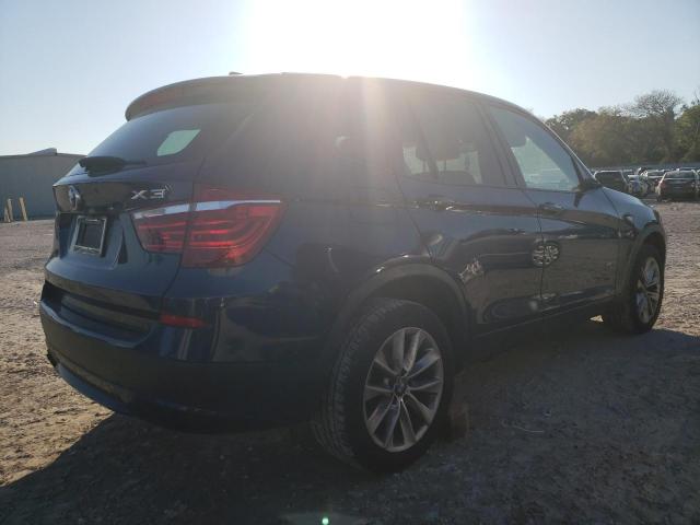 5UXWX9C52E0D21130 - 2014 BMW X3 XDRIVE28I BLUE photo 3