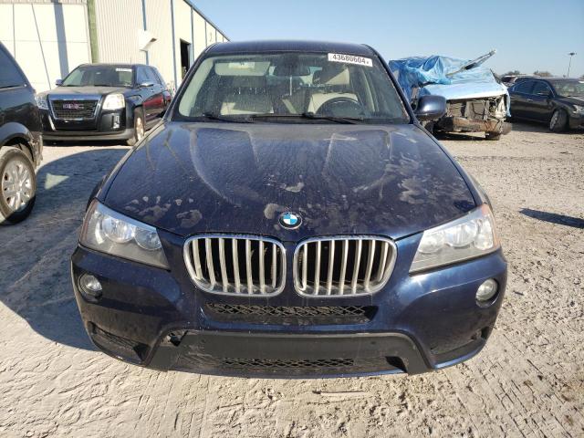 5UXWX9C52E0D21130 - 2014 BMW X3 XDRIVE28I BLUE photo 5