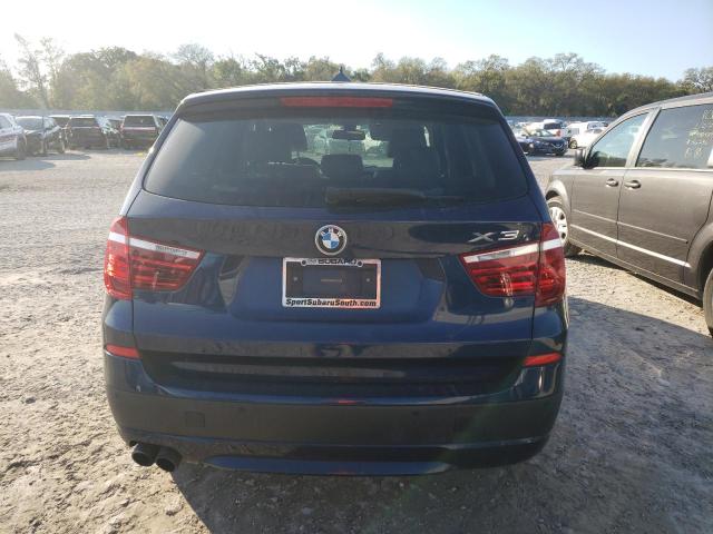 5UXWX9C52E0D21130 - 2014 BMW X3 XDRIVE28I BLUE photo 6