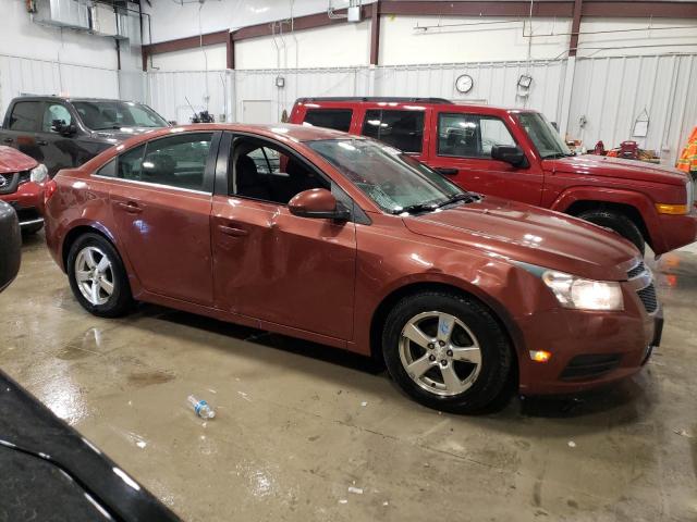 1G1PC5SB4D7151866 - 2013 CHEVROLET CRUZE LT ORANGE photo 4