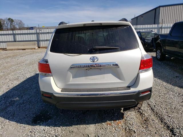 5TDZK3EH4BS028692 - 2011 TOYOTA HIGHLANDER BASE Ақ фото 6