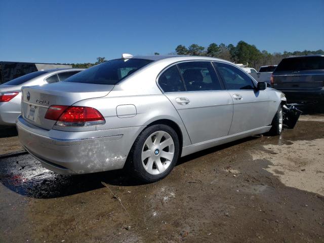 WBAHN83517DT77298 - 2007 BMW 750 SILVER photo 3