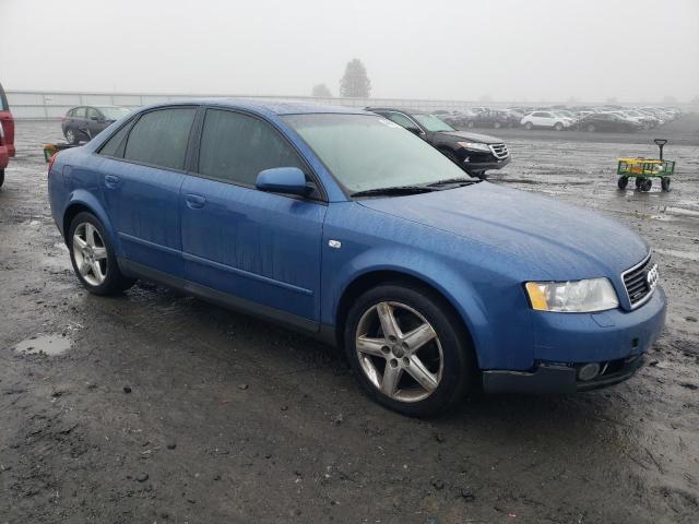 WAULC68E83A226015 - 2003 AUDI A4 1.8T QUATTRO BLUE photo 4