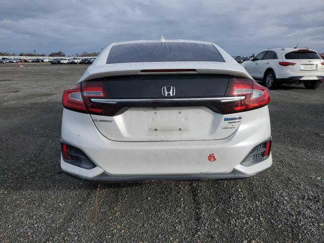 JHMZC5F38JC003191 - 2018 HONDA CLARITY TOURING WHITE photo 6