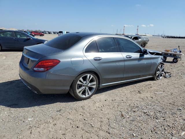 55SWF4JB4JU278806 - 2018 MERCEDES-BENZ C 300 GRAY photo 3