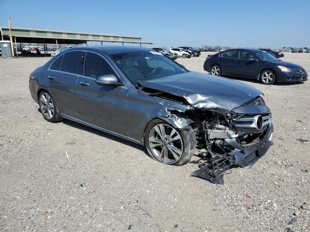 55SWF4JB4JU278806 - 2018 MERCEDES-BENZ C 300 GRAY photo 4