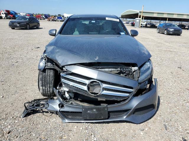 55SWF4JB4JU278806 - 2018 MERCEDES-BENZ C 300 GRAY photo 5