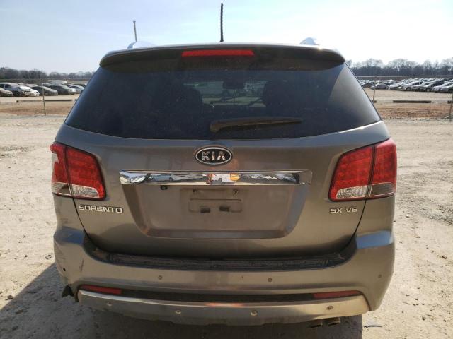 5XYKWDA28CG195682 - 2012 KIA SORENTO SX SILVER photo 6