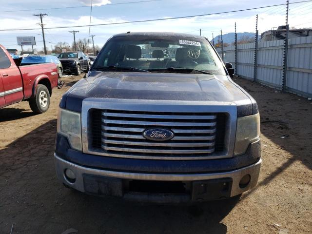 1FTFW1CT5BFD27160 - 2011 FORD F150 SUPERCREW BLUE photo 5