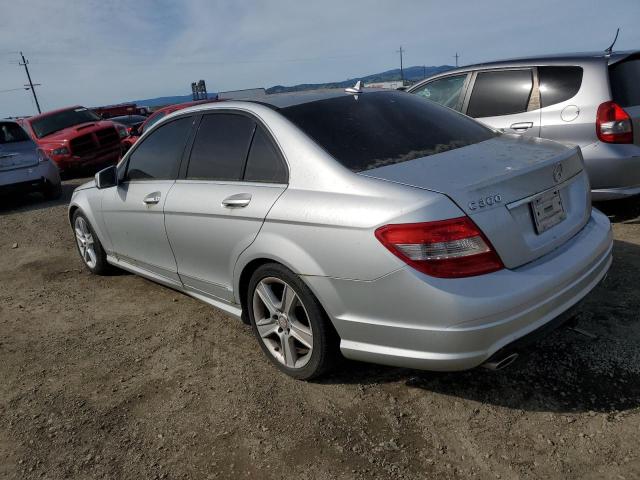 WDDGF5EB4AR108824 - 2010 MERCEDES-BENZ C 300 SILVER photo 2