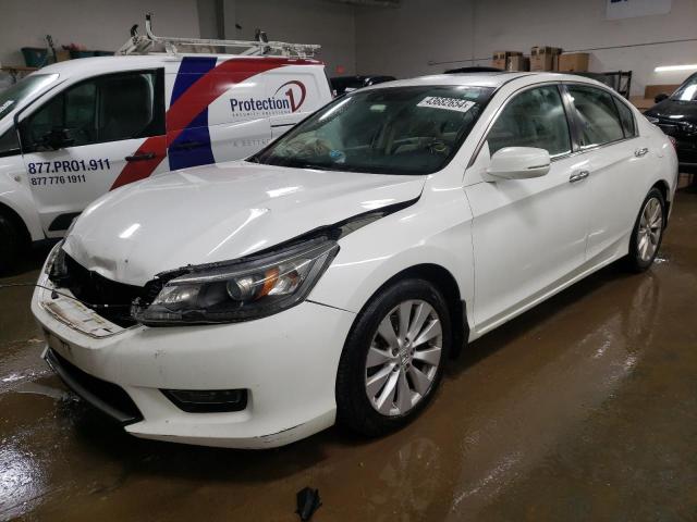 1HGCR2F89EA087458 - 2014 HONDA ACCORD EXL WHITE photo 1