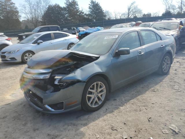 3FAHP0JA3CR391497 - 2012 FORD FUSION SEL TEAL photo 1