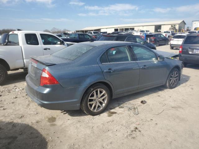 3FAHP0JA3CR391497 - 2012 FORD FUSION SEL TEAL photo 3