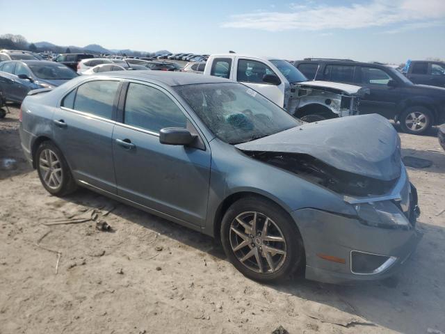 3FAHP0JA3CR391497 - 2012 FORD FUSION SEL TEAL photo 4