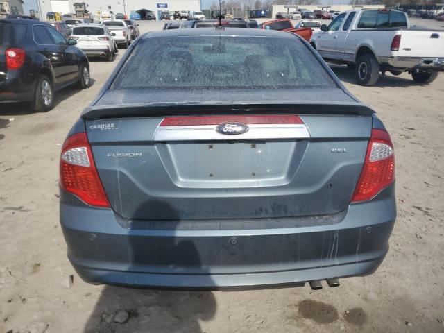 3FAHP0JA3CR391497 - 2012 FORD FUSION SEL TEAL photo 6