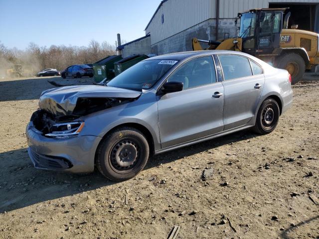 3VW2K7AJ0EM336316 - 2014 VOLKSWAGEN JETTA BASE 灰色 照片 1