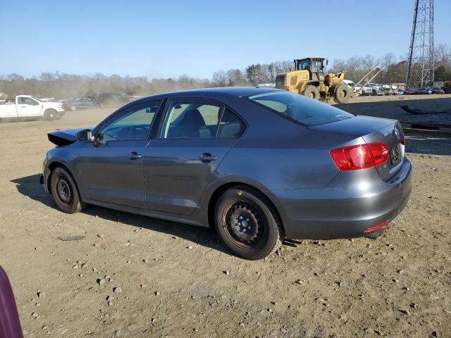 3VW2K7AJ0EM336316 - 2014 VOLKSWAGEN JETTA BASE 灰色 照片 2