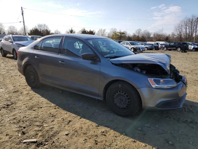 3VW2K7AJ0EM336316 - 2014 VOLKSWAGEN JETTA BASE 灰色 照片 4