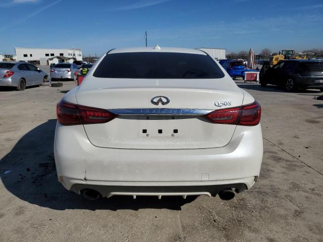 JN1EV7AP3JM357732 - 2018 INFINITI Q50 LUXE WHITE photo 6